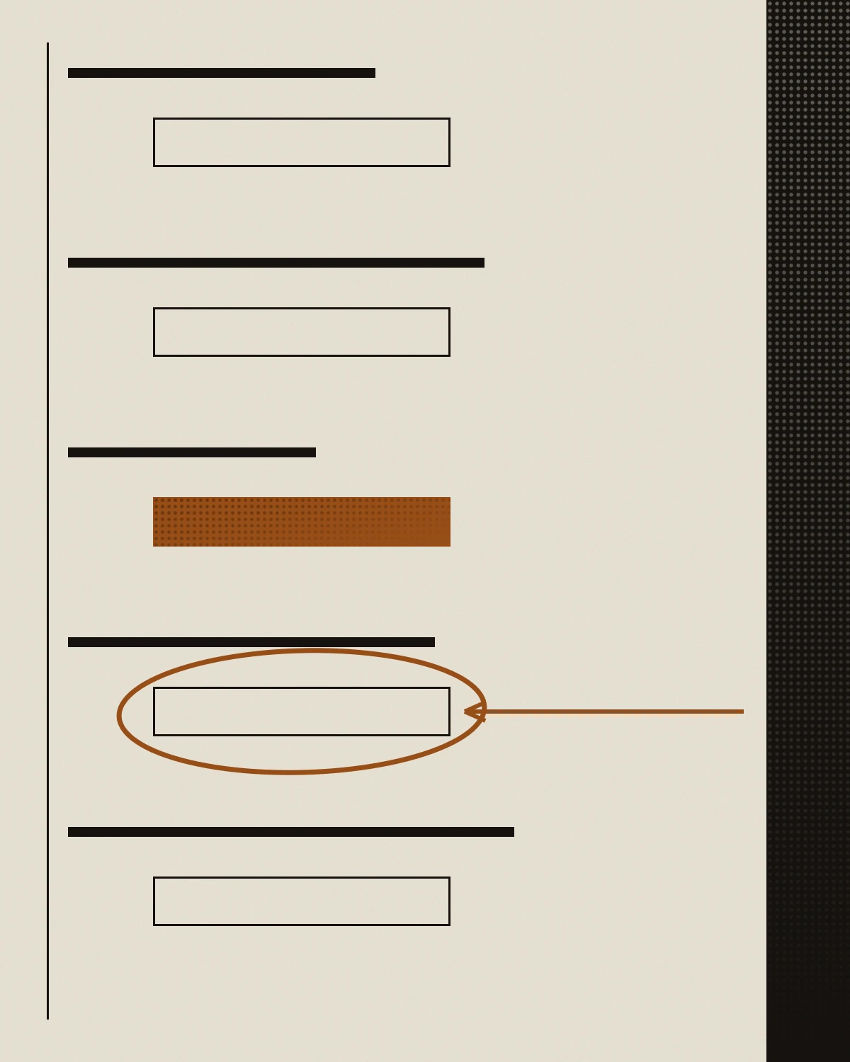 Ruled bars on cream, one filled orange and one ringed with an arrow running to it.